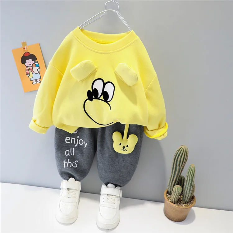 Baby Clothing Sets Girl Two Pieces Spring Autumn Top and Trouser Set Warm Cartoon Cute Children Clothes for Girls Boys, Pink, red, yellow, blue
Baby Clothing Sets Girl Two Pieces Spring Autumn Top and Trouser Set Warm Cartoon Cute Children Clothes for Girls Boys, Pink, red, yellow, blue