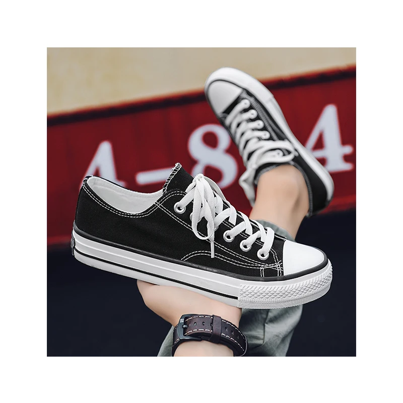 Best Selling Fashion Trend Men Lace Up Versatile Anti Slip Solid Color Casual Canvas Shoes, As picture,or custom
Best Selling Fashion Trend Men Lace Up Versatile Anti Slip Solid Color Casual Canvas Shoes, As picture,or custom