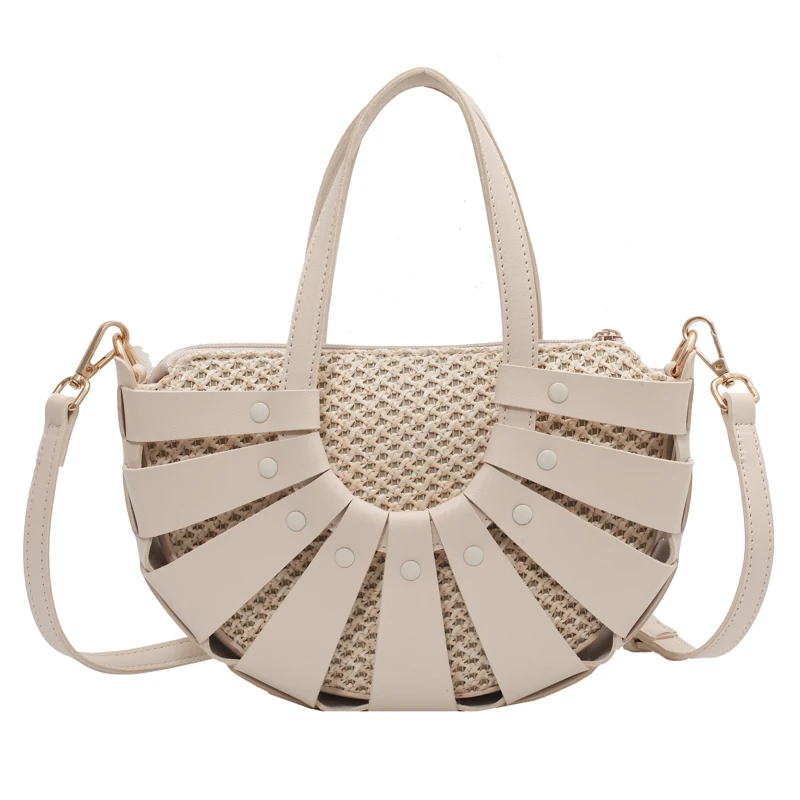 Semicircle Design Small Beach Bag Tote Purses for Woman Fashion Handbags Summer 2021
Semicircle Design Small Beach Bag Tote Purses for Woman Fashion Handbags Summer 2021