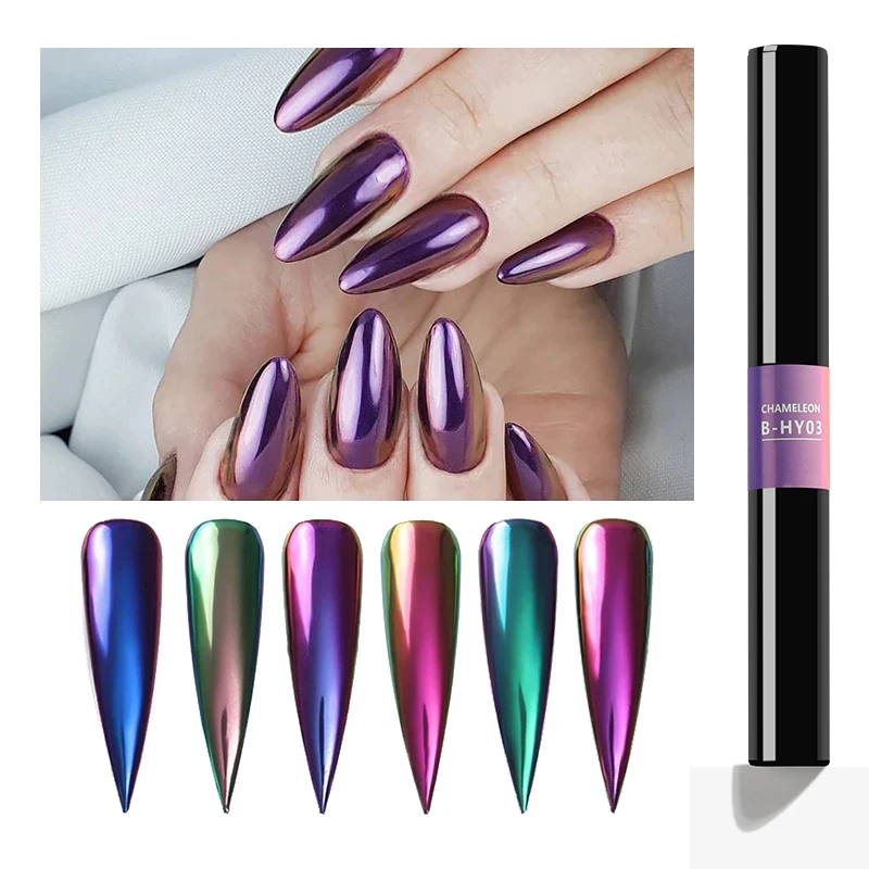 Hot 6 colors Manicure Air Cushion Pen Magic Mirror Powder Chameleon Mirror Nail Powder Pigment nails designs art decorations, 6 colors for choose
Hot 6 colors Manicure Air Cushion Pen Magic Mirror Powder Chameleon Mirror Nail Powder Pigment nails designs art decorations, 6 colors for choose