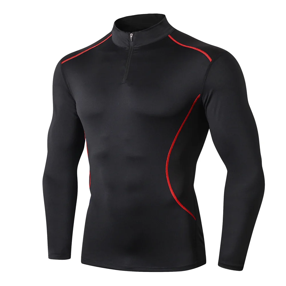 Men fall and winter standing collar fitness clothes PRO sports running training long sleeve high bounce fast dry tight suit
Men fall and winter standing collar fitness clothes PRO sports running training long sleeve high bounce fast dry tight suit