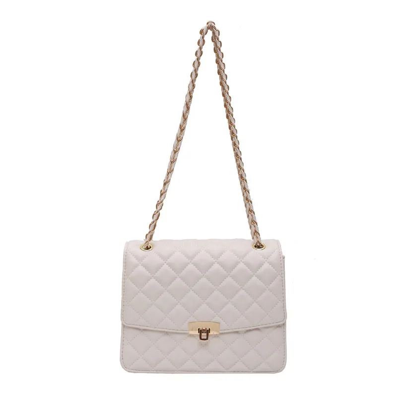 2021 Quilted Leather Shoulder Bag Clutch lady fashion handbag handbags for women fashionable purses and handbags, White/red/black
2021 Quilted Leather Shoulder Bag Clutch lady fashion handbag handbags for women fashionable purses and handbags, White/red/black