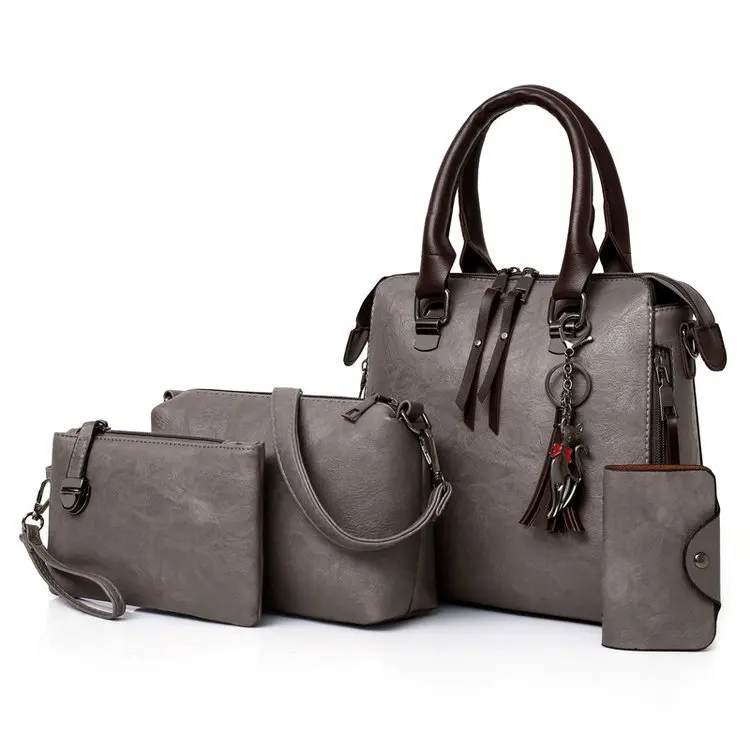 2019 fashion ladies business shoulder tote hand bags for women cheap 4pcs soft pu leather tassels handbags set
2019 fashion ladies business shoulder tote hand bags for women cheap 4pcs soft pu leather tassels handbags set