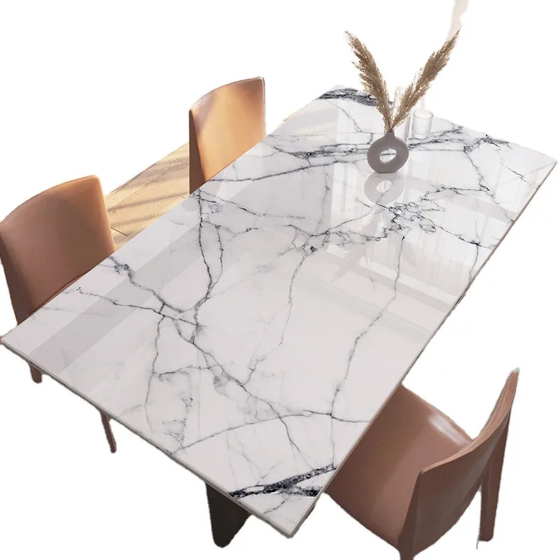 Marble pattern tablecloth PVC plastic table cloth waterproof wooden table protector custom table mat
Marble pattern tablecloth PVC plastic table cloth waterproof wooden table protector custom table mat