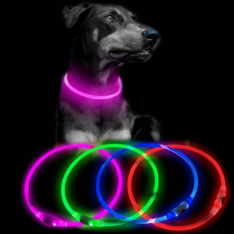 Wholesale LED Dog Collar USB Rechargeable Glowing Pet Dog Collar for Night Safety Light up Collar for Small Medium Large dogs
Wholesale LED Dog Collar USB Rechargeable Glowing Pet Dog Collar for Night Safety Light up Collar for Small Medium Large dogs