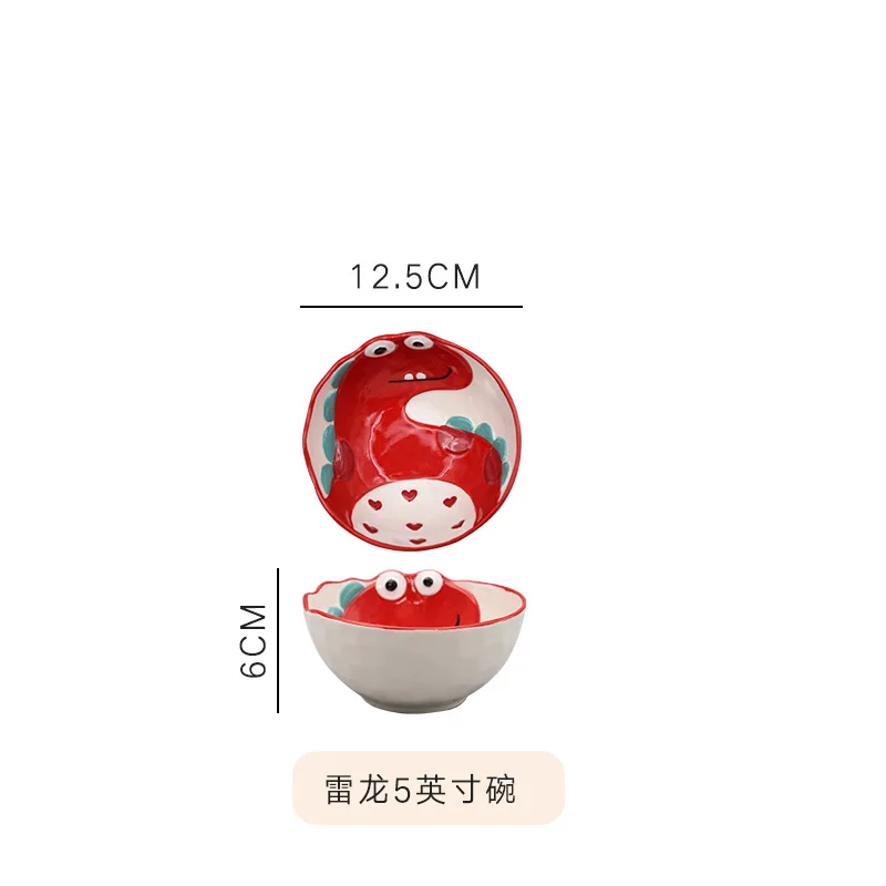 Japanese style lovely children's tableware creative fish ceramic salad bowl household dinnerware set cutlery
Japanese style lovely children's tableware creative fish ceramic salad bowl household dinnerware set cutlery