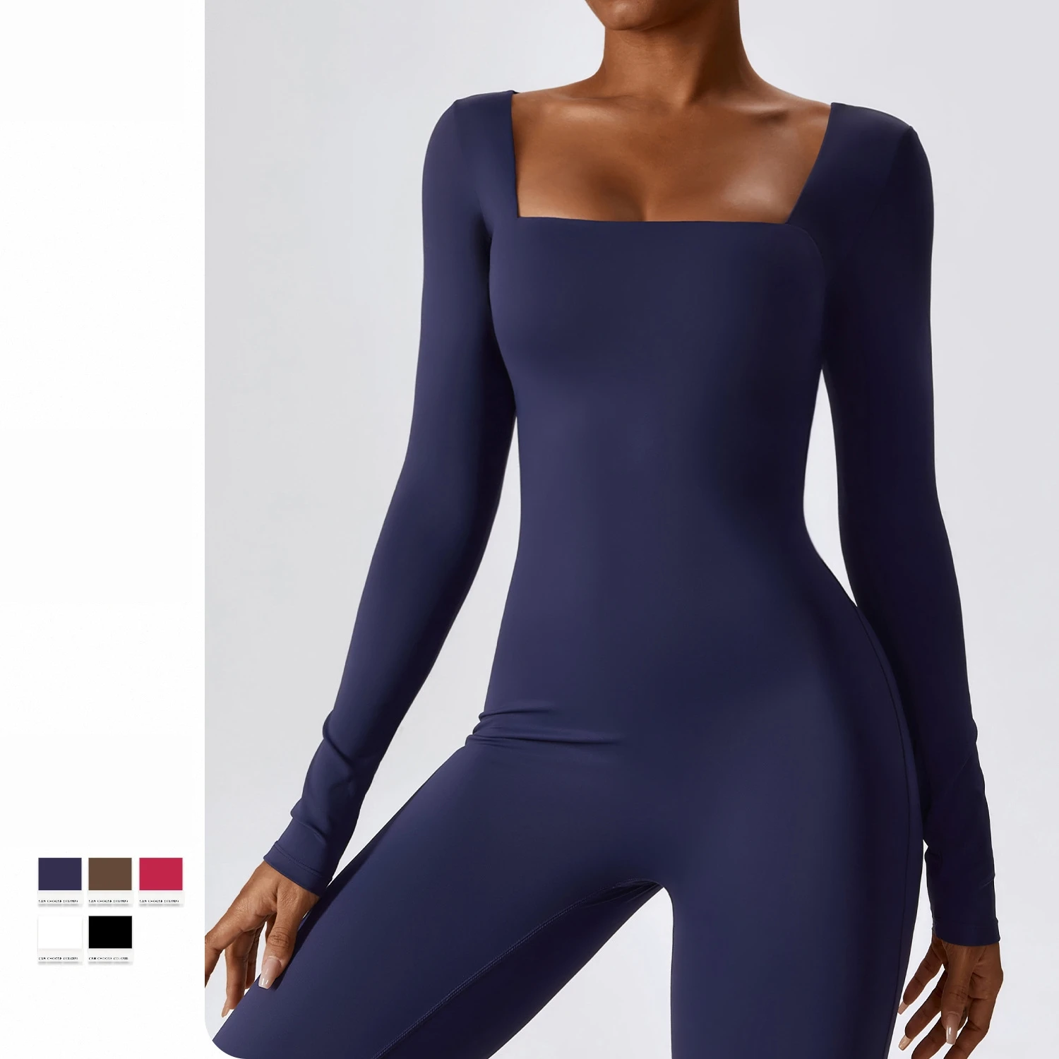 Women's Yoga Ribbed Jumpsuit Set Seamless One Piece Yoga Jumpsuit Ribbed Workout Rompers Long Sleeve Exercise Jumpsuit women
Women's Yoga Ribbed Jumpsuit Set Seamless One Piece Yoga Jumpsuit Ribbed Workout Rompers Long Sleeve Exercise Jumpsuit women