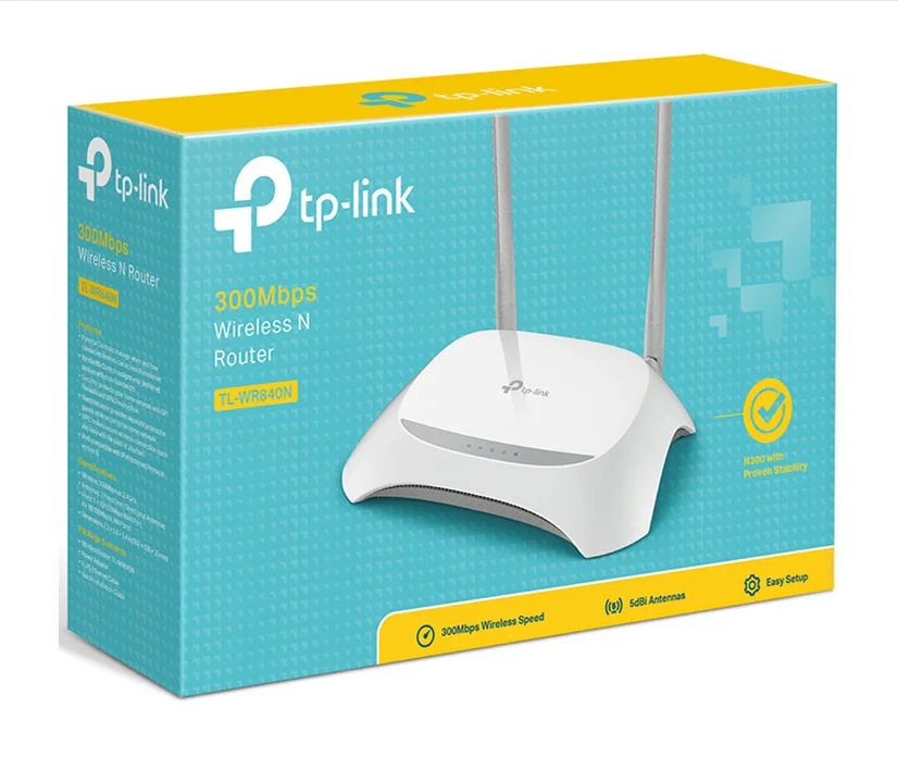 

Global Version Tp-Link Tl-Wr841n Wr840n 300Mbps Wireless Wifi Routers Repeater, White