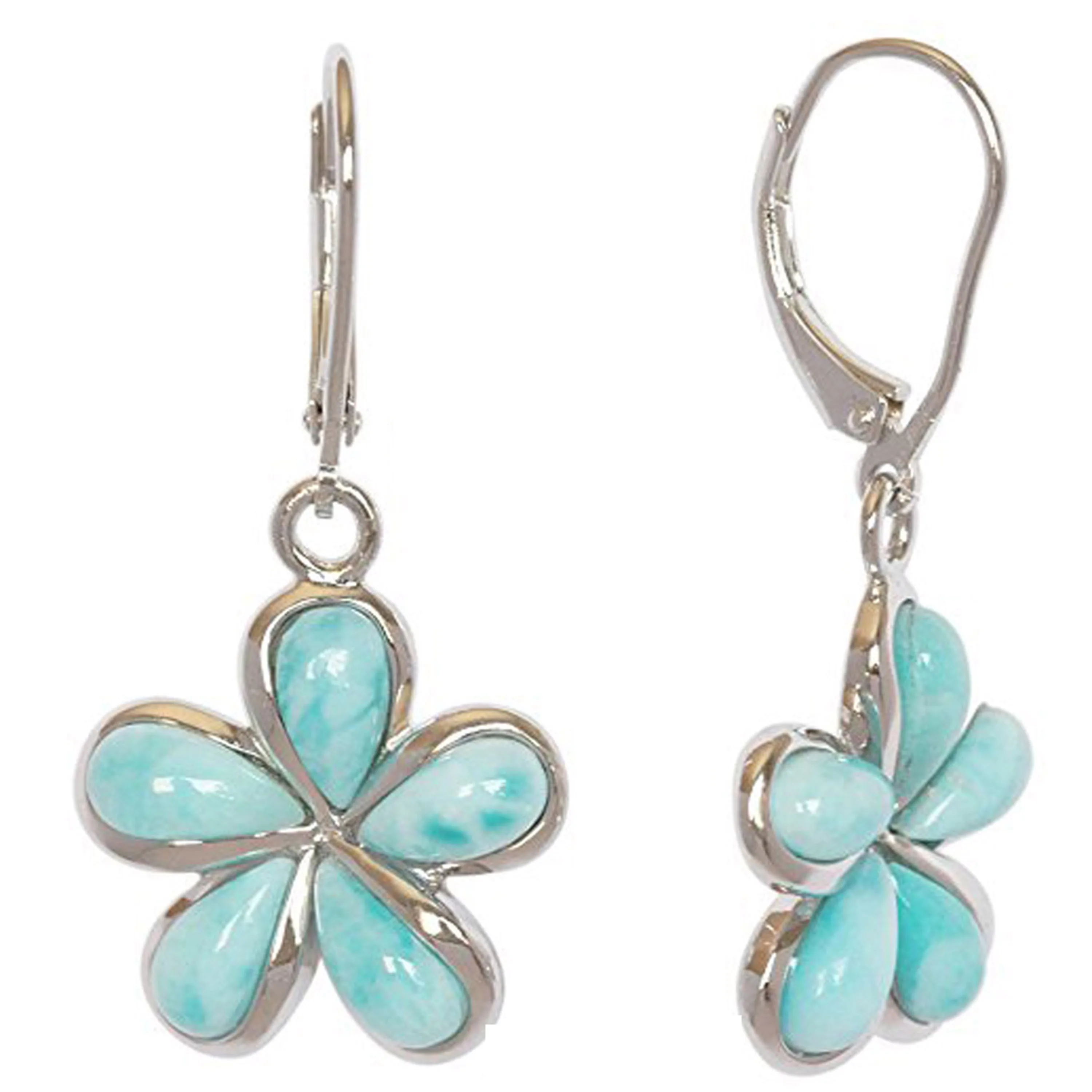Top Quality Hawaii Fashion Larimar Jewelry Natural Larimar Flower Gemstone Earrings For Woman
Top Quality Hawaii Fashion Larimar Jewelry Natural Larimar Flower Gemstone Earrings For Woman