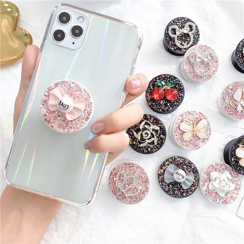 Custom Your Own Logo Bling Bling Shiny Butterfly Phone Bracket Telescopic Phone Grip
Custom Your Own Logo Bling Bling Shiny Butterfly Phone Bracket Telescopic Phone Grip