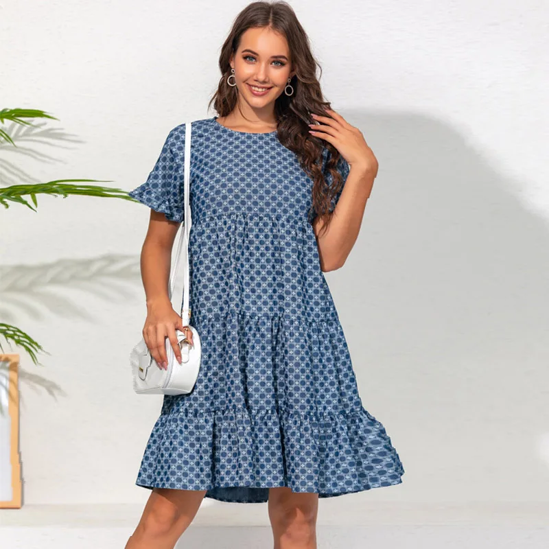 m6011 2020 new arrival autumn elegant women casual print dress clothing fall midi plaid dress for lady
m6011 2020 new arrival autumn elegant women casual print dress clothing fall midi plaid dress for lady