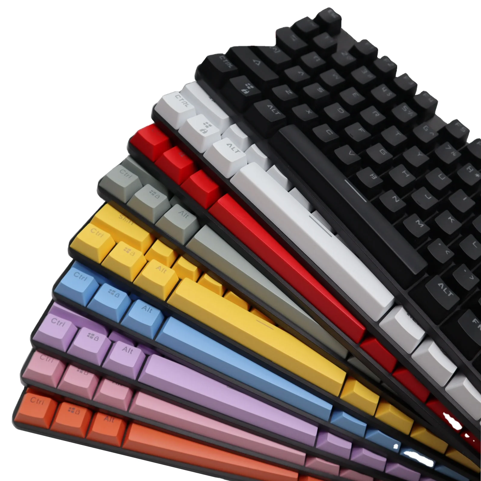 104 key ABS backlight rainbow colors keyboard keycaps sets mechanical keyboard keycaps, Colorful
104 key ABS backlight rainbow colors keyboard keycaps sets mechanical keyboard keycaps, Colorful