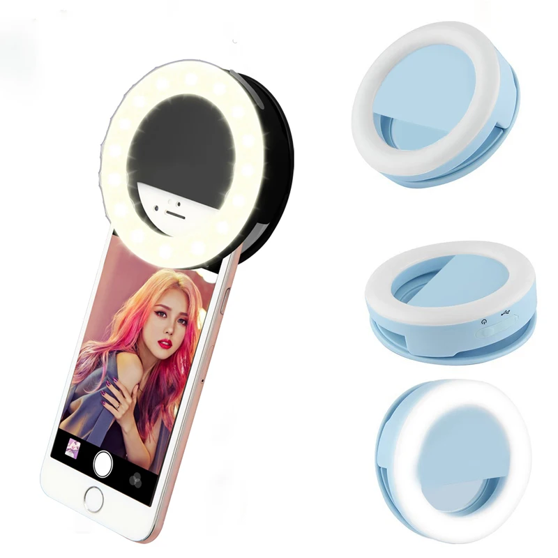 Hot Selling USB Rechargeable Beauty Makeup For All Mobile Phone Clip On Flash Selfie LED Ring Light
Hot Selling USB Rechargeable Beauty Makeup For All Mobile Phone Clip On Flash Selfie LED Ring Light