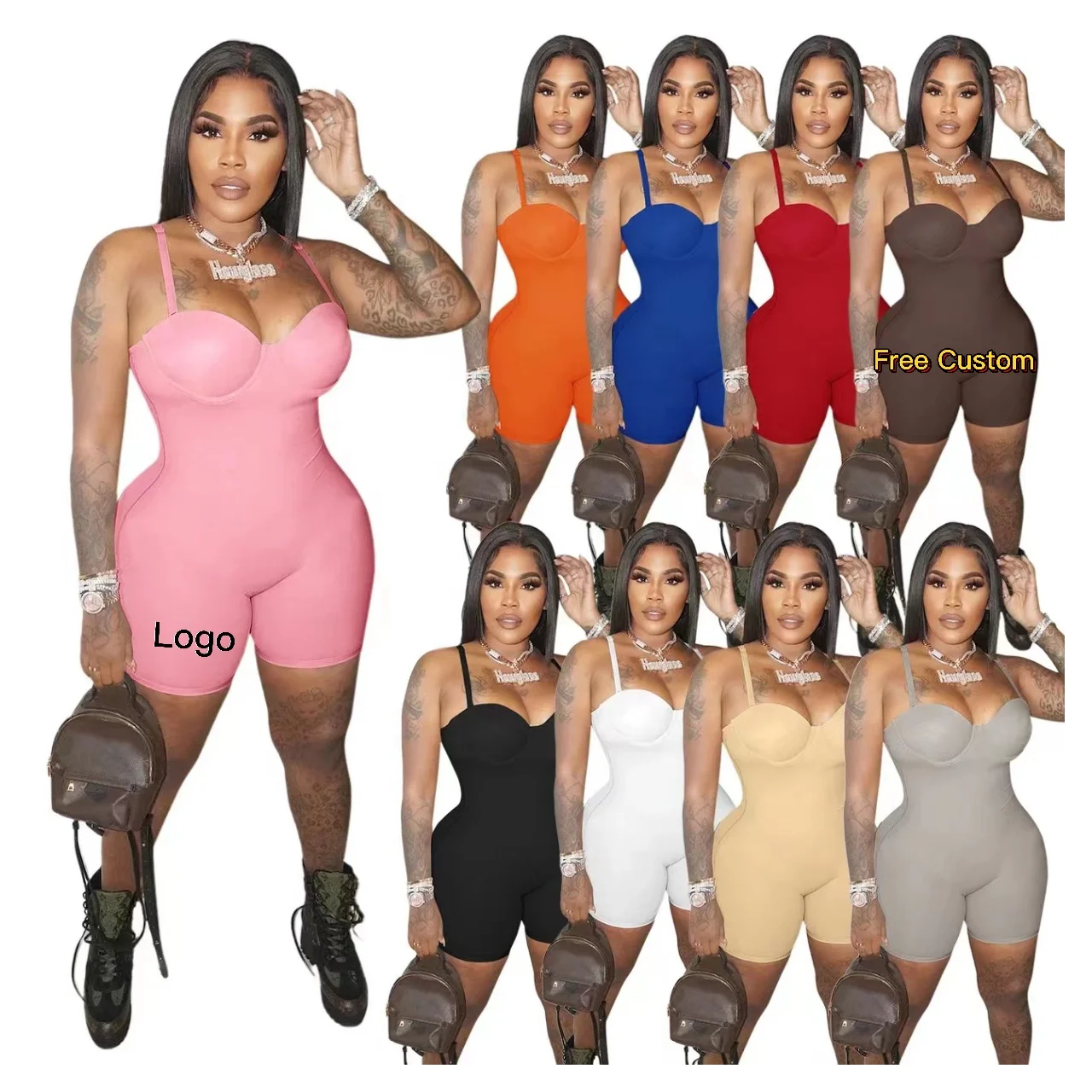 2022 Women Short Black Bodysuit Women Sexy Shapewear Sports Yoga One Piece Jumpsuit Rompers Sleeveless White Bodycon Jumpsuit, Picture color
2022 Women Short Black Bodysuit Women Sexy Shapewear Sports Yoga One Piece Jumpsuit Rompers Sleeveless White Bodycon Jumpsuit, Picture color