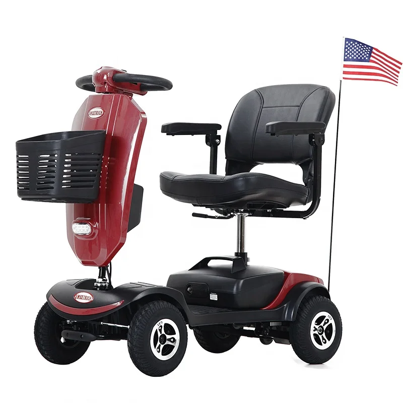 Easy Disassemably Free shipping Wholesale Four Wheel Folding Electric Mobility Scooter for Disabled
Easy Disassemably Free shipping Wholesale Four Wheel Folding Electric Mobility Scooter for Disabled