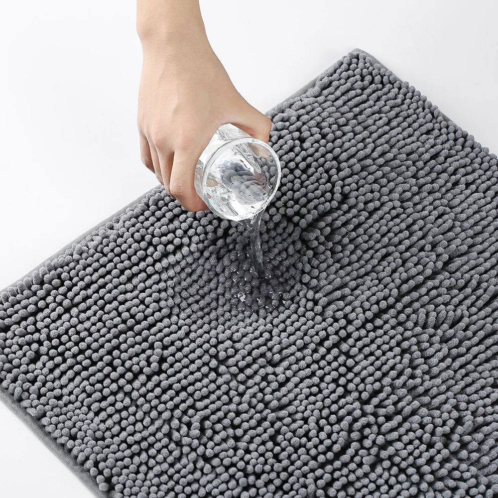 Chenille Bath Mat Dust Proof Chenille Mat Door Washable Pet Chenille Mat, Blue black bronze
Chenille Bath Mat Dust Proof Chenille Mat Door Washable Pet Chenille Mat, Blue black bronze