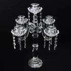 Crystal Tall Candle Holders Wedding Chandelier for Table Centerpiece Wedding Decoration