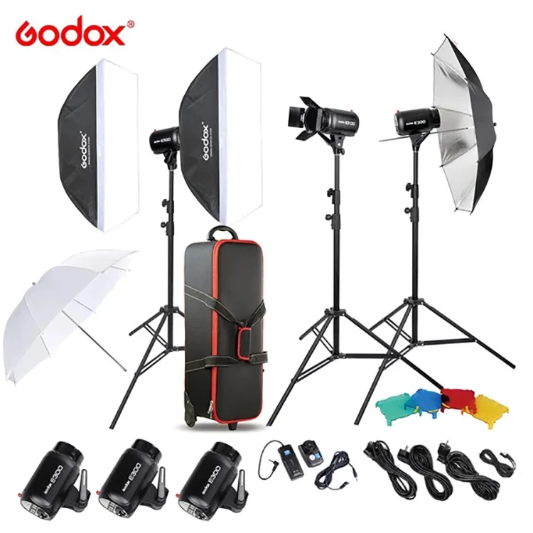GODOX Photo Studio Strobe Light DE-300 Flash Kit Digital LED Display Cooling Fan Photo Studio Strobe Light DE-300
GODOX Photo Studio Strobe Light DE-300 Flash Kit Digital LED Display Cooling Fan Photo Studio Strobe Light DE-300