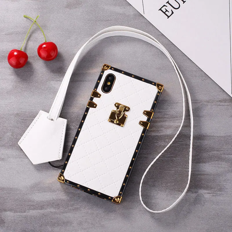 Luxury PU Leather Lattice Phone Back Cover Square Phone Case for iPhone 12 Pro Max, Multi colors
Luxury PU Leather Lattice Phone Back Cover Square Phone Case for iPhone 12 Pro Max, Multi colors
