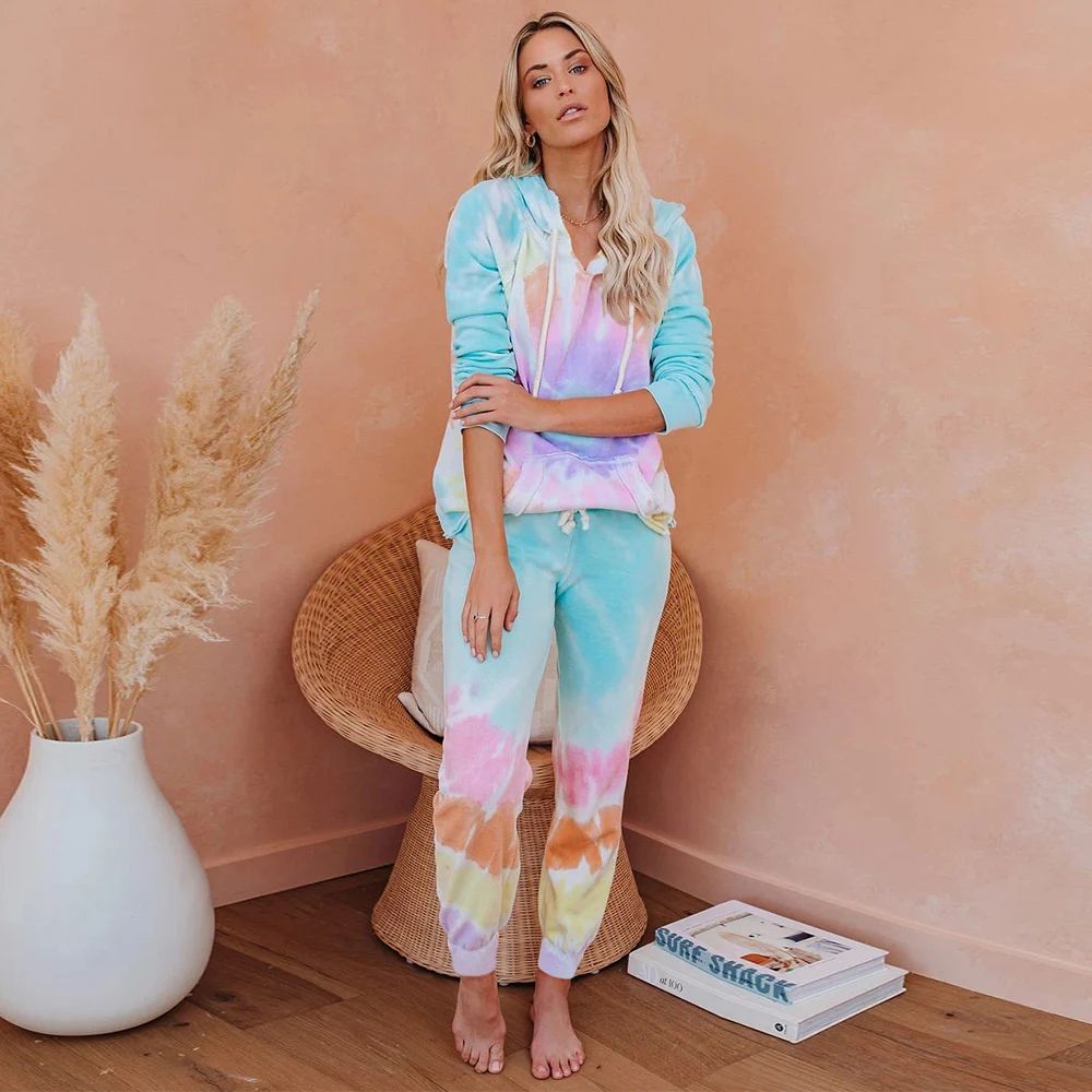 Women Tie Dye Short Sleeve T Shirt Harem Pants Suit Female Loose 2 Piece Outfits Two Piece Sets Tracksuit Casual Pants Set, Picture color
Women Tie Dye Short Sleeve T Shirt Harem Pants Suit Female Loose 2 Piece Outfits Two Piece Sets Tracksuit Casual Pants Set, Picture color