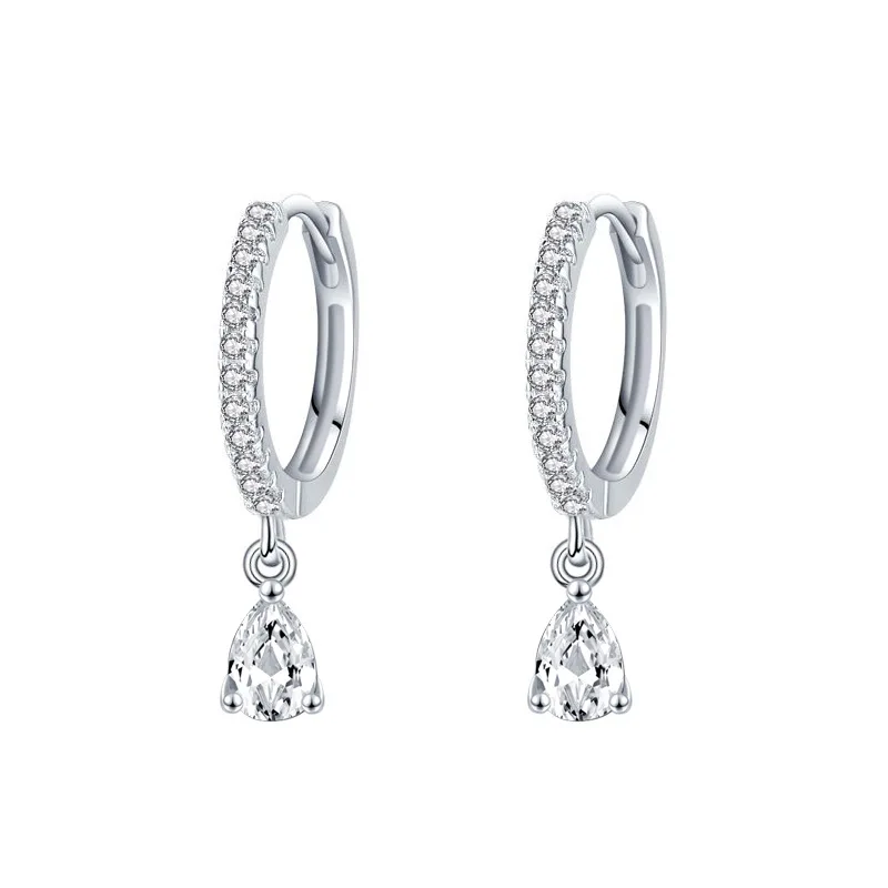 Trendy Fine Jewelry Statement 925 Sterling Silver Huggie Hoop Water Drop Dangle Earrings for Women
Trendy Fine Jewelry Statement 925 Sterling Silver Huggie Hoop Water Drop Dangle Earrings for Women