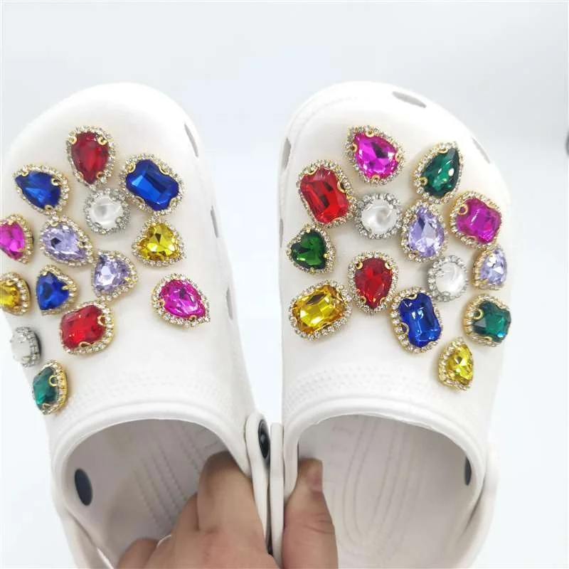 Amazon Hot Sale Diamond Acrylic Crystal Shoes Decoration For Garden Shoes Croc Charm
Amazon Hot Sale Diamond Acrylic Crystal Shoes Decoration For Garden Shoes Croc Charm