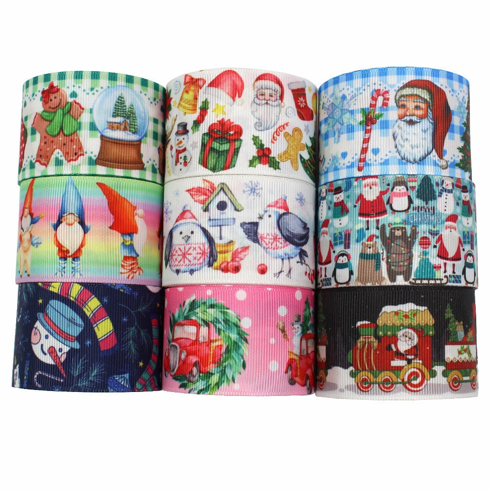 50 Yards 3.8cm Printed tock Snowflake Bows Material Christmas Grosgrain Ribbon, 9 colors
50 Yards 3.8cm Printed tock Snowflake Bows Material Christmas Grosgrain Ribbon, 9 colors