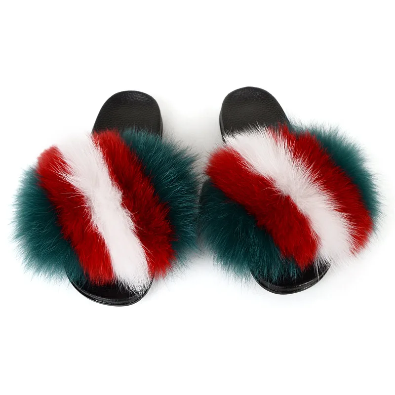Slides Women Summer 2021 Slippers Manufacturers Can Be Customized Logo Color Plush Fox Fur Pantoufles Real Fur Slides, 16 colours
Slides Women Summer 2021 Slippers Manufacturers Can Be Customized Logo Color Plush Fox Fur Pantoufles Real Fur Slides, 16 colours