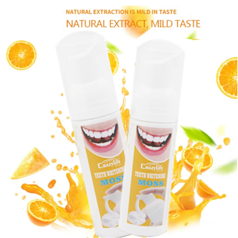 Teeth Cleaning Mousse Fresh Breath Teeth Whitening Remove Dents And Smoke Black Oral Cleanser for Mouth Tooth Care
Teeth Cleaning Mousse Fresh Breath Teeth Whitening Remove Dents And Smoke Black Oral Cleanser for Mouth Tooth Care