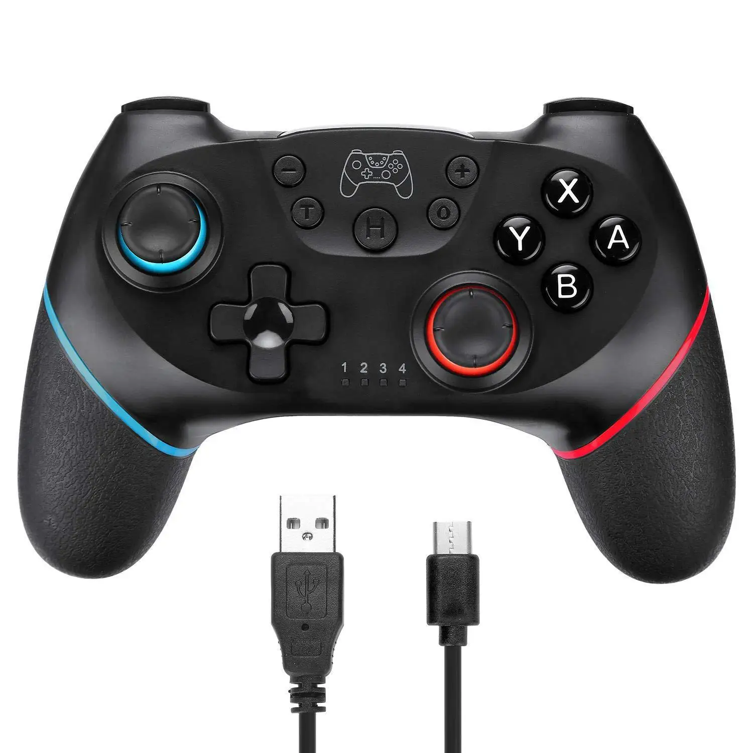 Hot selling 6 axis body feeling ABS Switch Pro wireless blue tooth game controller gamepad with vibration
Hot selling 6 axis body feeling ABS Switch Pro wireless blue tooth game controller gamepad with vibration