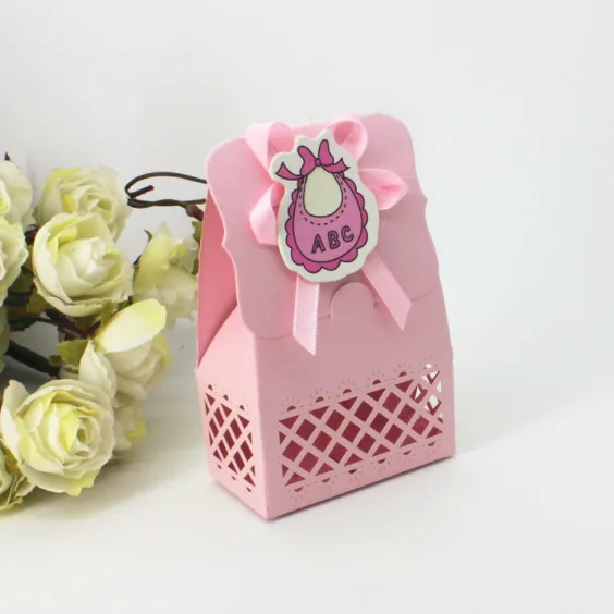 baby shower candy box packaging paper wedding favor sweet
