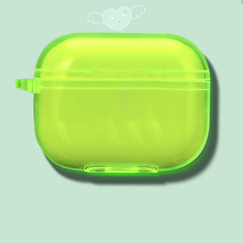 Front LED Visible for Women Girl for Airpods pro3 generation protection apple earphone cover for airpods1/2 protection case, Fluorescent transparent
Front LED Visible for Women Girl for Airpods pro3 generation protection apple earphone cover for airpods1/2 protection case, Fluorescent transparent