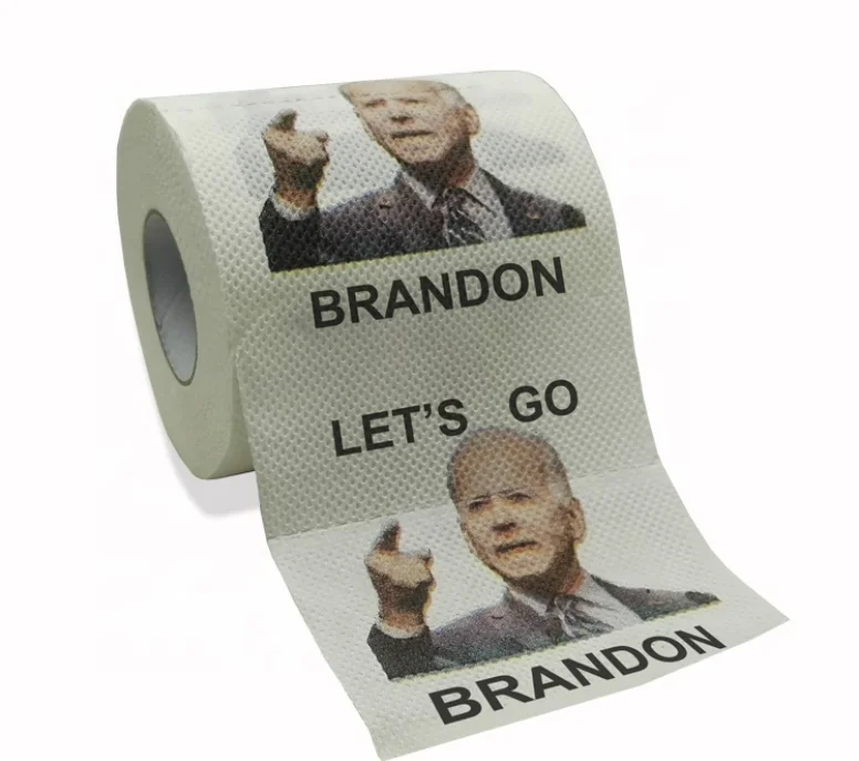 Paper Tissus Custom Logo Let's Go Brandon Facial Amazon Top Seller Toilet Tissue, White
Paper Tissus Custom Logo Let's Go Brandon Facial Amazon Top Seller Toilet Tissue, White