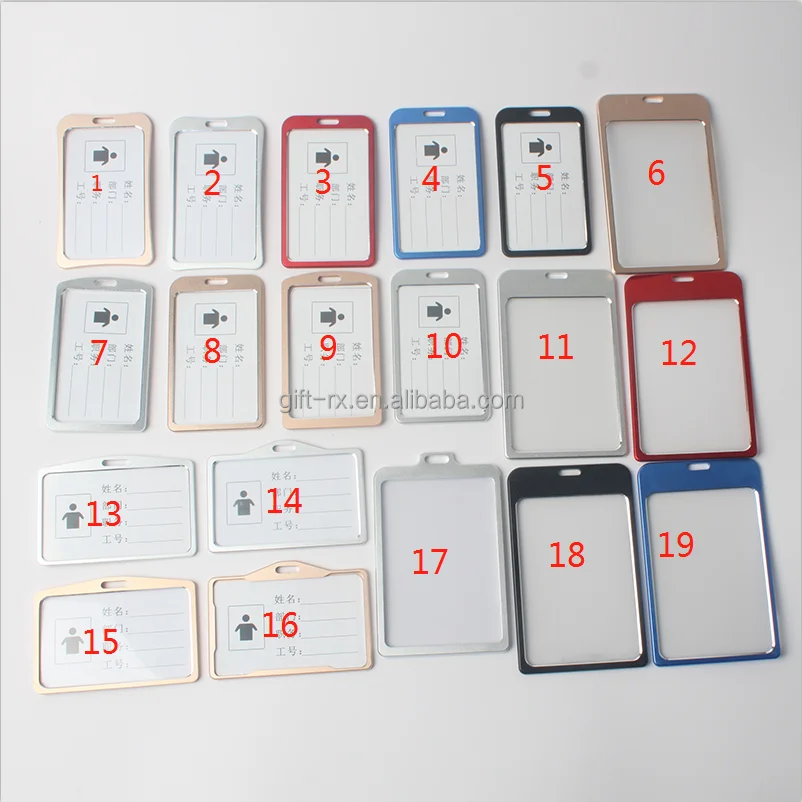 Fashionable Multi Color Office Aluminum Business Metal Employee Name Badge Work Permit Id Card Holder, Transparent
Fashionable Multi Color Office Aluminum Business Metal Employee Name Badge Work Permit Id Card Holder, Transparent