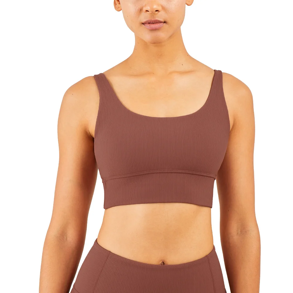 2021 Rib Sports Bras for Women Vest Type Fitness Shockproof Running Casual Crop Top Active Wear Push Up Workout Padded Brassiere, Light blue, light purple, army green, black gray, navy blue
2021 Rib Sports Bras for Women Vest Type Fitness Shockproof Running Casual Crop Top Active Wear Push Up Workout Padded Brassiere, Light blue, light purple, army green, black gray, navy blue