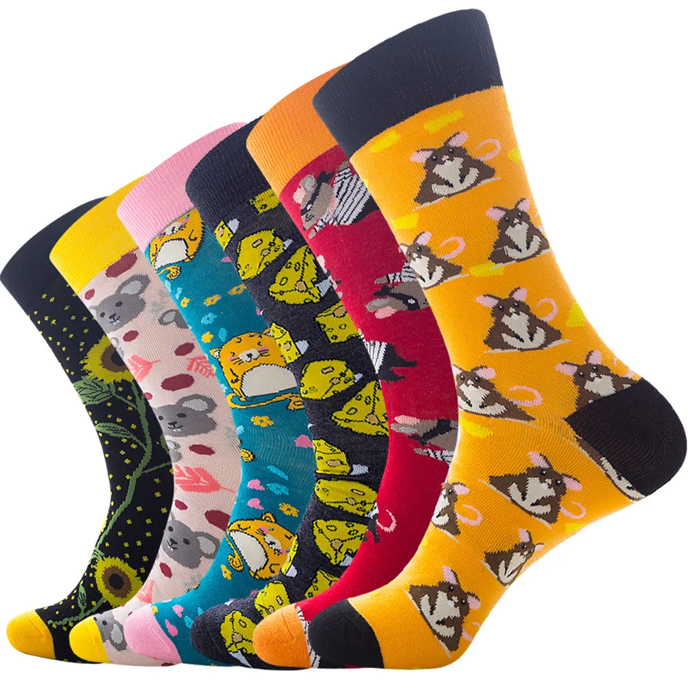 Fashion Custom Logo Sporty Happy Socks 100% Cotton Striped Colorful Breathable Mens Crew Socks, As show
Fashion Custom Logo Sporty Happy Socks 100% Cotton Striped Colorful Breathable Mens Crew Socks, As show