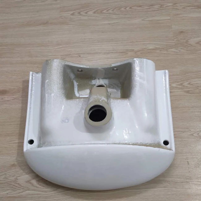 Tarpul Hot Seller Modern Sanitary Ware Bathroom Wudu Wash Basins Ceramic Vanity Wall Hung Pedestal Basin Sink details
