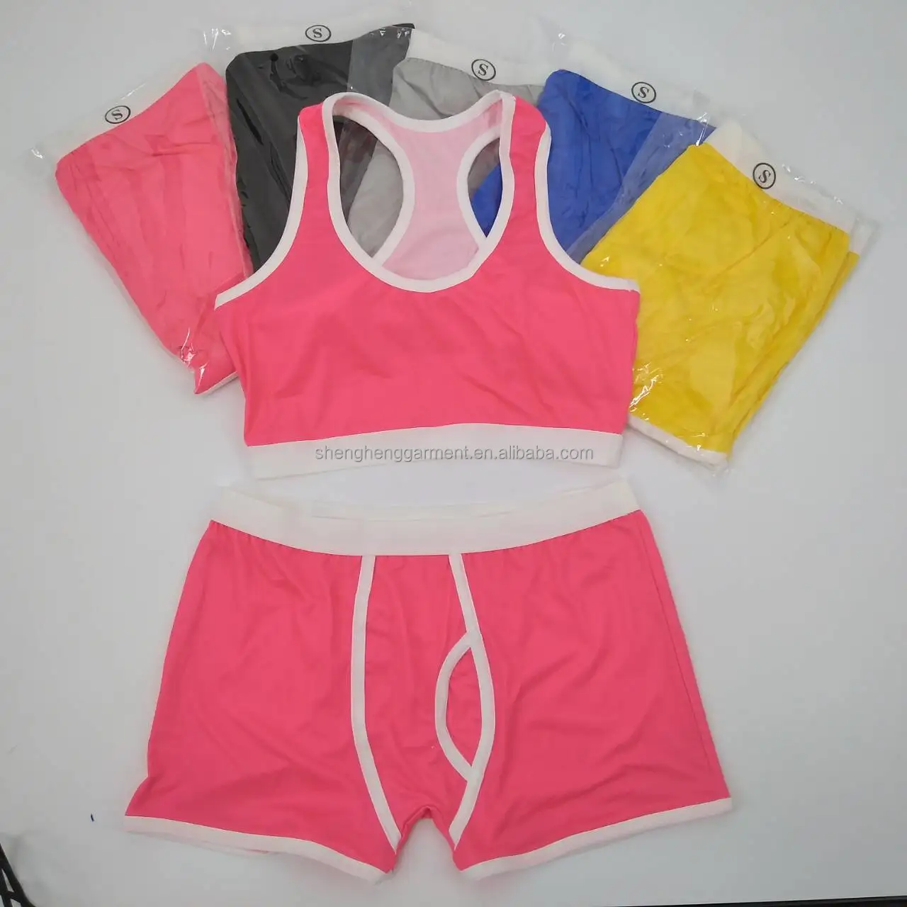 Summer Sexy Outfits Bodycon Sports Tank Top and Shorts 2 Piece Sets XS-2XL Onesie Ethika Booty Shorts Ethika Women Set, Your own color
Summer Sexy Outfits Bodycon Sports Tank Top and Shorts 2 Piece Sets XS-2XL Onesie Ethika Booty Shorts Ethika Women Set, Your own color