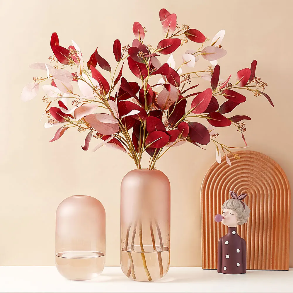 Simple Frosted Glass Vase Decoration Creative Transparent Vases Nordic Fashion Interior Decor Home Insert Flower gift Crafts
Simple Frosted Glass Vase Decoration Creative Transparent Vases Nordic Fashion Interior Decor Home Insert Flower gift Crafts