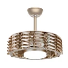 Modern Design New Arrival 3 Warranty Exhale Bladeless No Leaf LED Chandelier Acrylic Decorative Ceiling Fan With Light