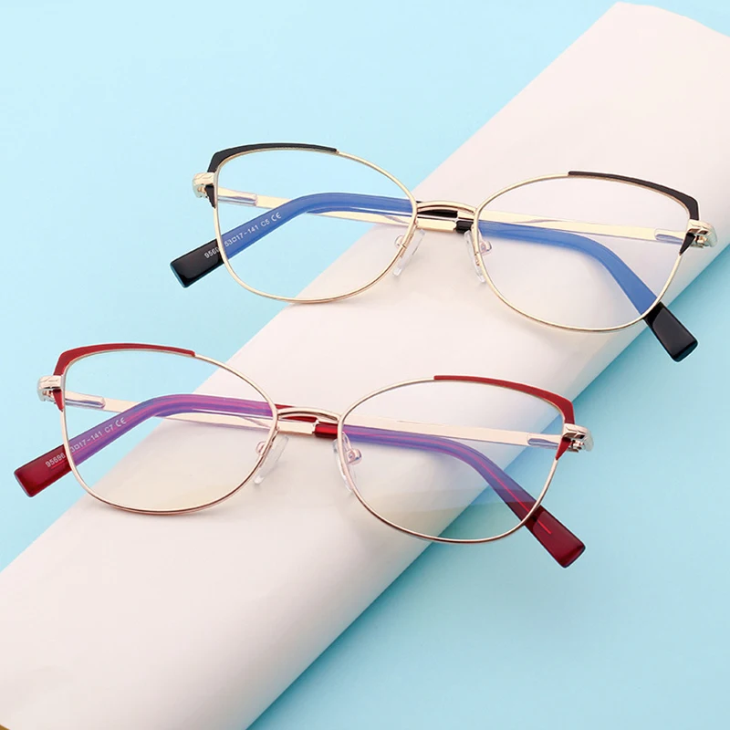 2021 Newest Metal Cat Eye Women Anti Blue Light Eye Glasses Eyewear Fashion Optical Frames Eyeglasses, 6 colors
2021 Newest Metal Cat Eye Women Anti Blue Light Eye Glasses Eyewear Fashion Optical Frames Eyeglasses, 6 colors