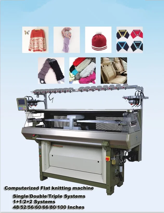 Multi Gauge Flat Knitting Machine With High Quality, View flat knitting
