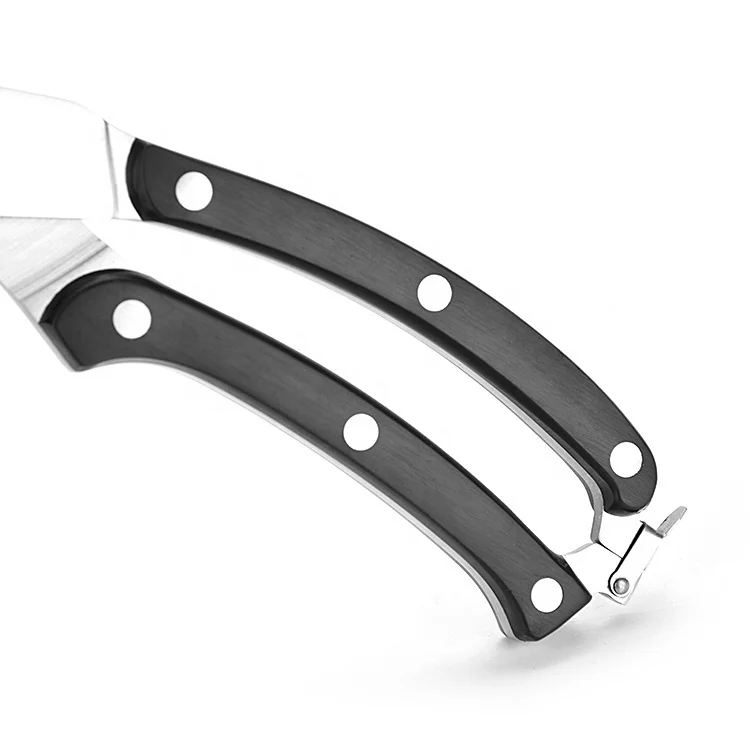 Asiakey Strong Kitchen Shear Stainless Steel Poultry Fish Chicken Bone Scissors