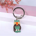 Widely Used Best Prices Custom apple shape resin enamel fruit 3d Soft enamel key chain