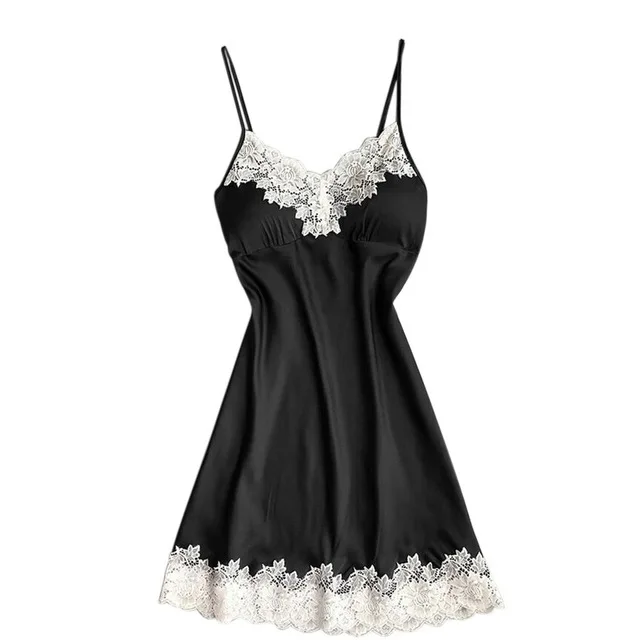 sexy with breast pads stitching lace comfortable style V-neck soft Women's nightclothes, Picture
sexy with breast pads stitching lace comfortable style V-neck soft Women's nightclothes, Picture