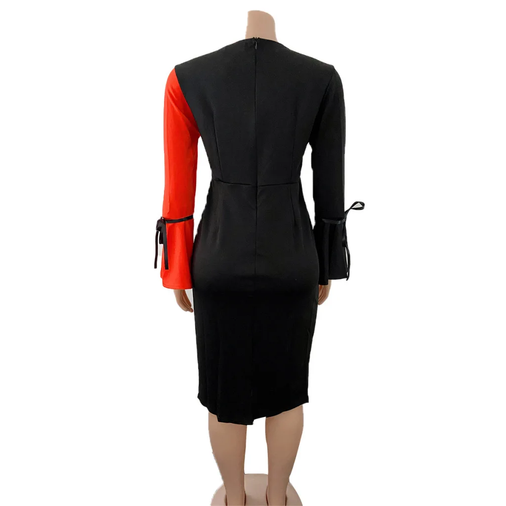 WW-0668 Deep V-neck Color Falbala Bump Long-sleeved Dress Female Hip A Pencil Long Sleeve Ruffle Female Dresses, As your request
WW-0668 Deep V-neck Color Falbala Bump Long-sleeved Dress Female Hip A Pencil Long Sleeve Ruffle Female Dresses, As your request