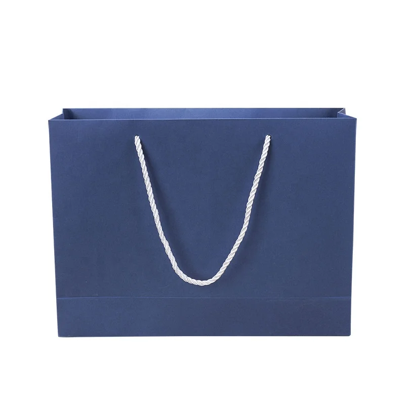 navy blue gift bags