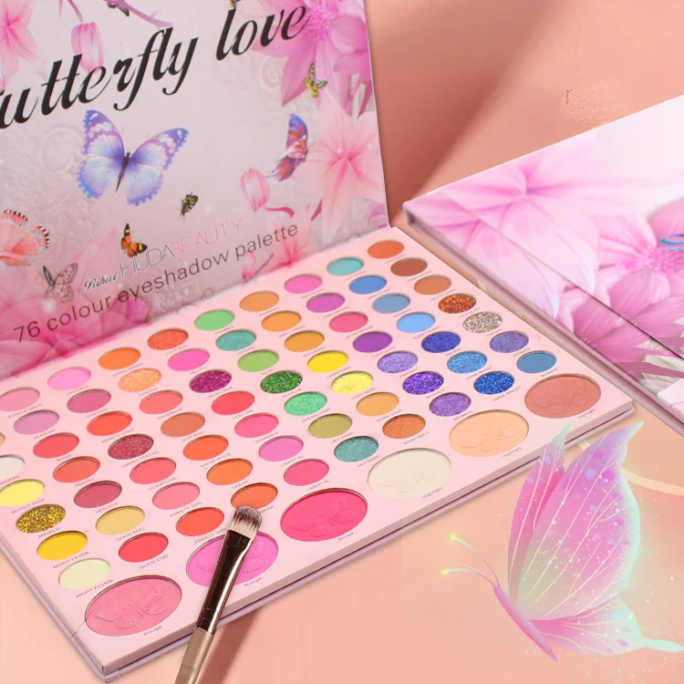 New Arrival DIY 76 Colors Shimmer Eyeshadow Private Label High Pigment Glitter Eye Shadow Palette
New Arrival DIY 76 Colors Shimmer Eyeshadow Private Label High Pigment Glitter Eye Shadow Palette