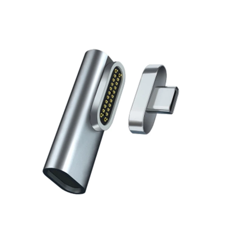 20 Pin Elbow Magnetic Support Charging and 4K Video Transferring USB-C / Type-C Adapter for Laptop
20 Pin Elbow Magnetic Support Charging and 4K Video Transferring USB-C / Type-C Adapter for Laptop