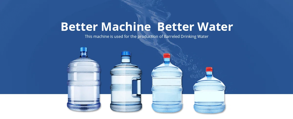 Automatic 5 Gallon Plastic Barrel Water Filling Machine Brush Cap Capping Production Line for Juice Bottles Core PLC Components factory